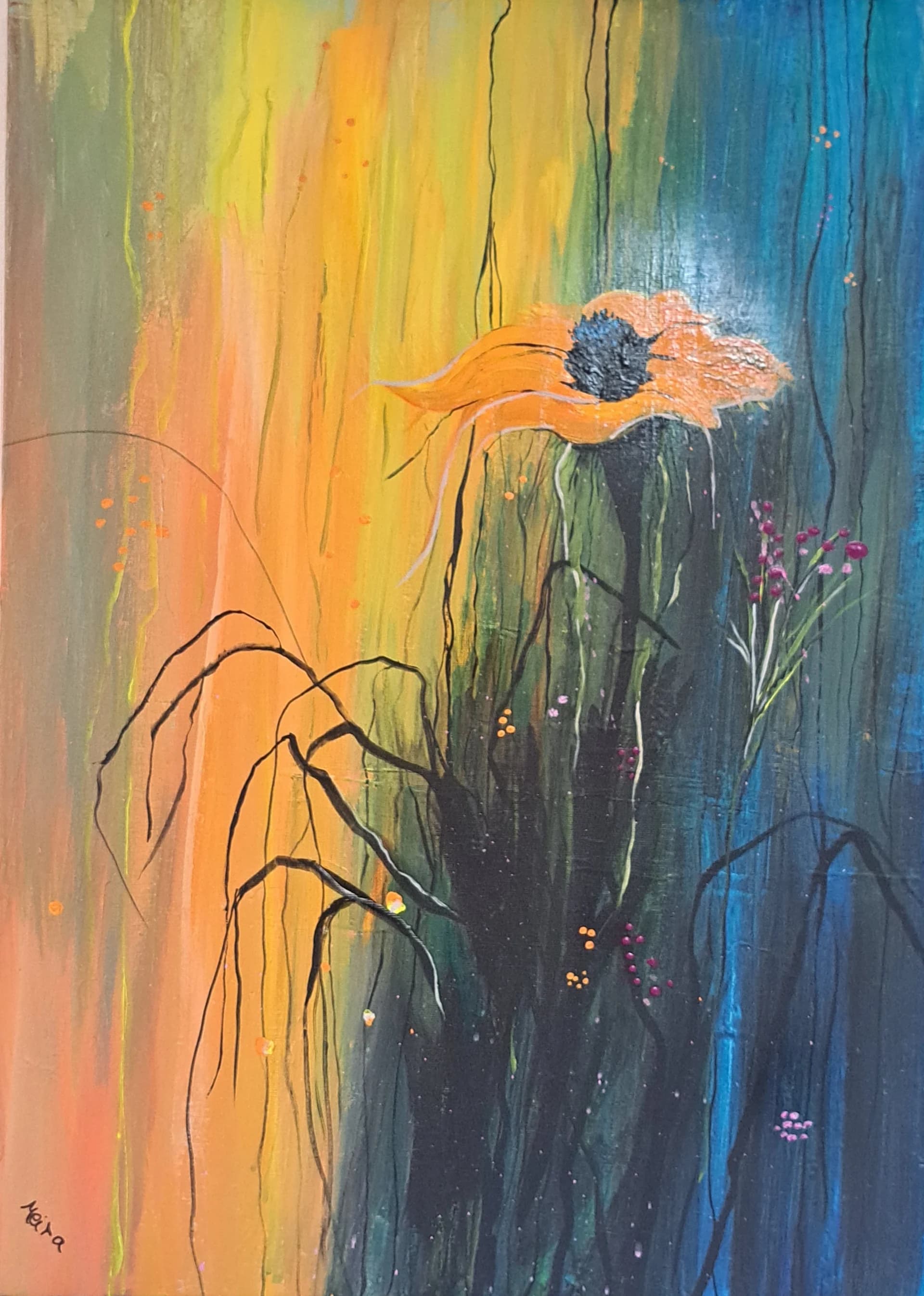 Bloom Between Light and Shadow