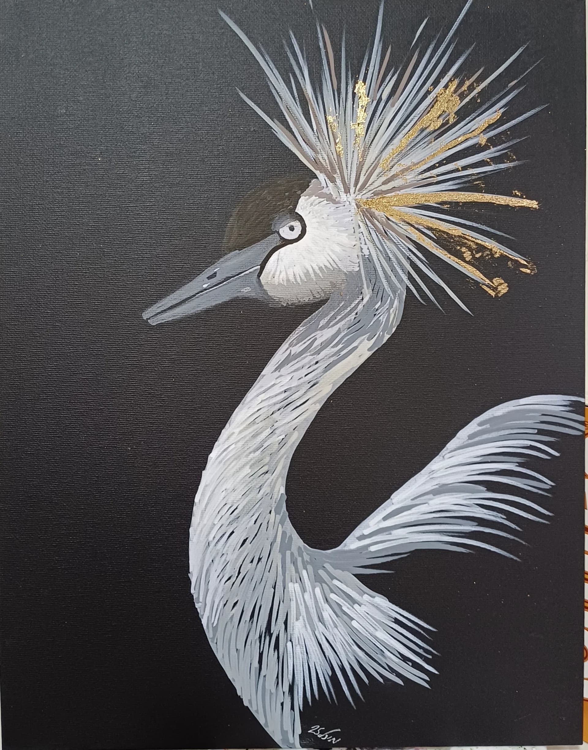 Crowned cranes