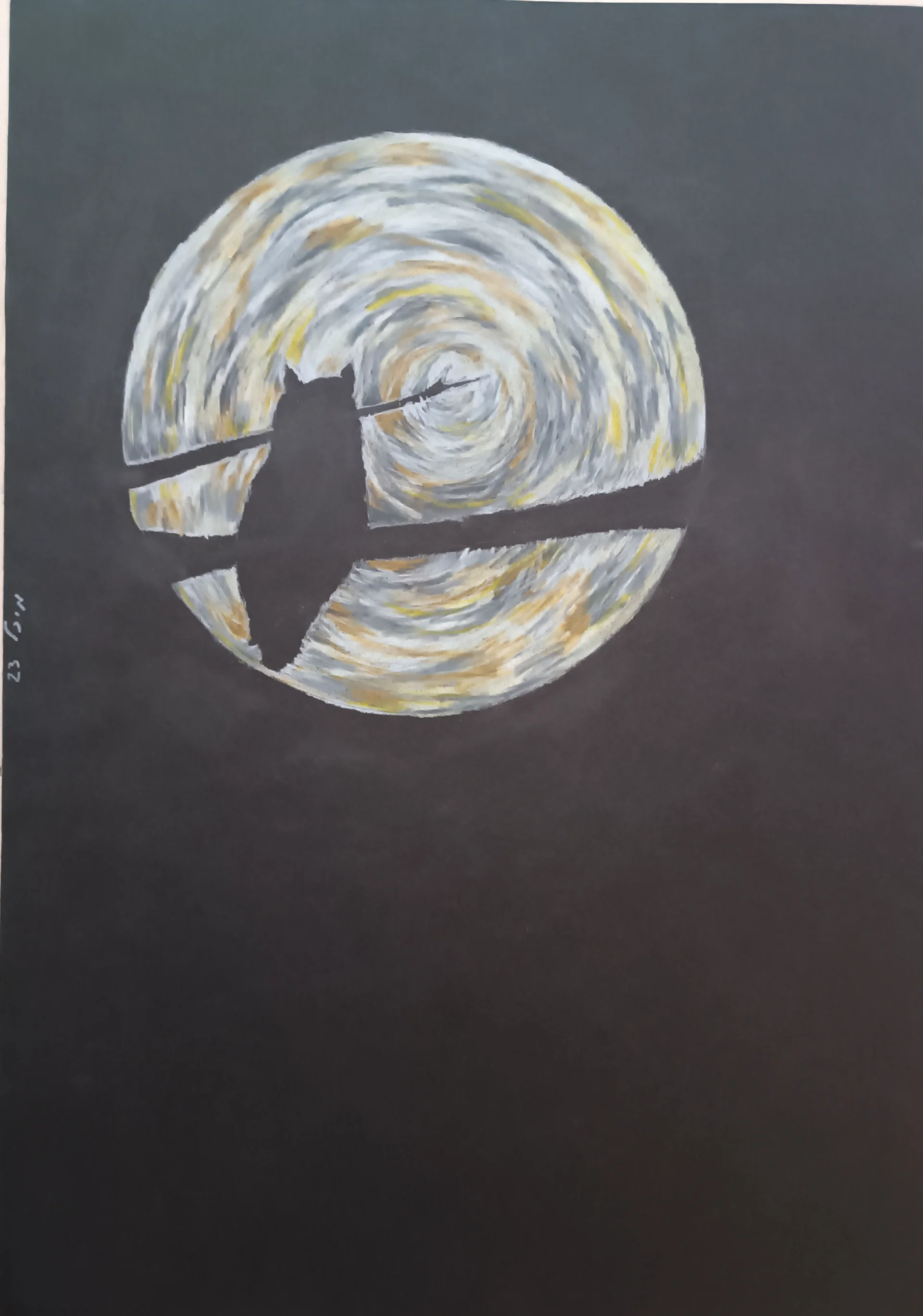 Bird in the moonlight