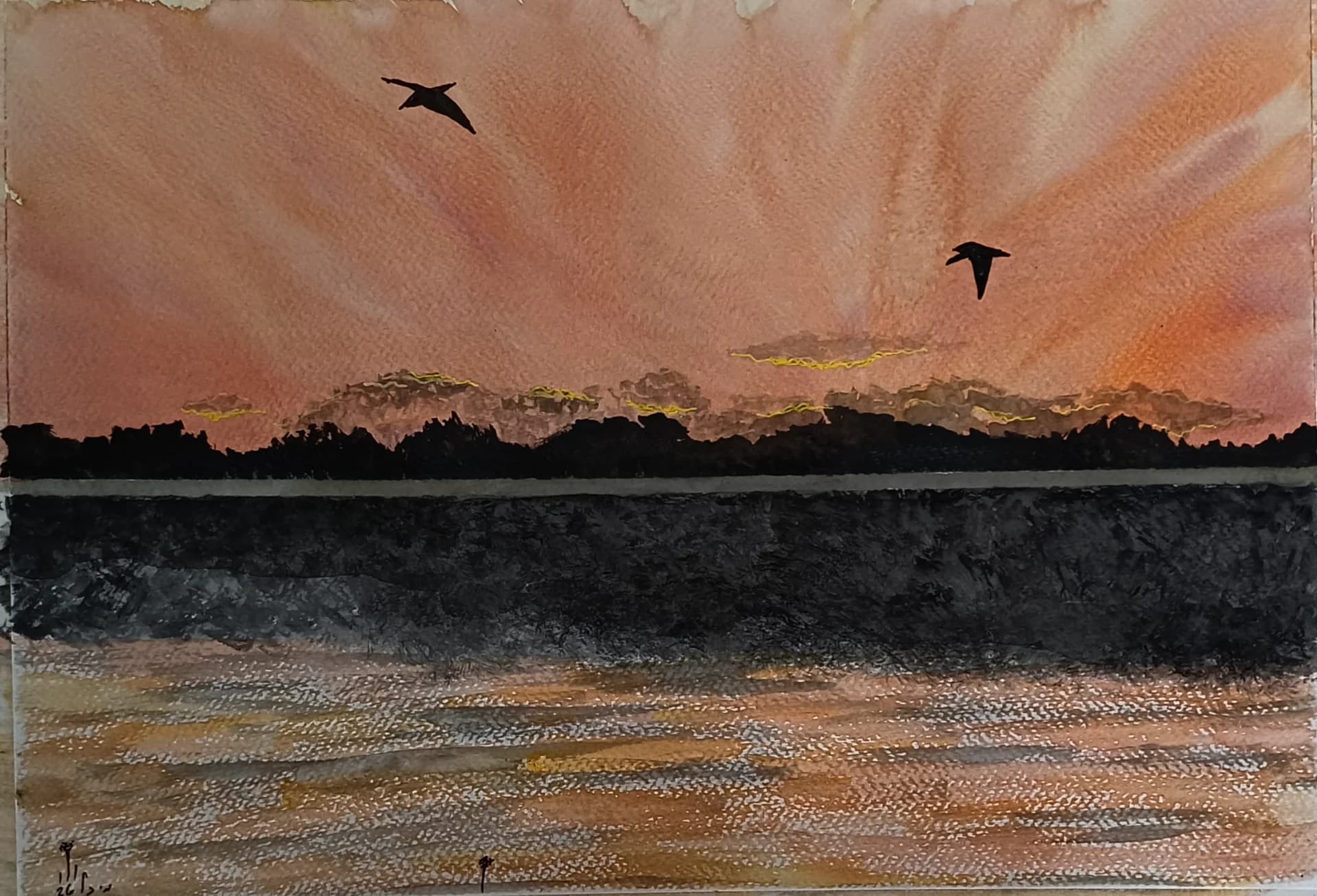 Flight Across Dusk