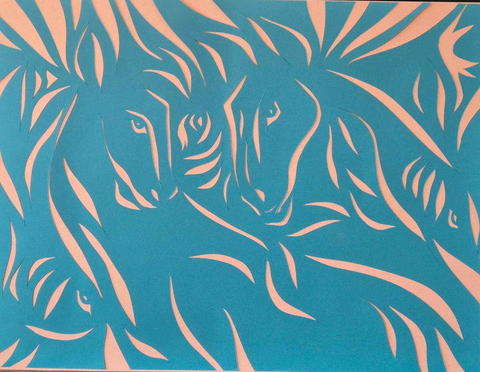 Green horses