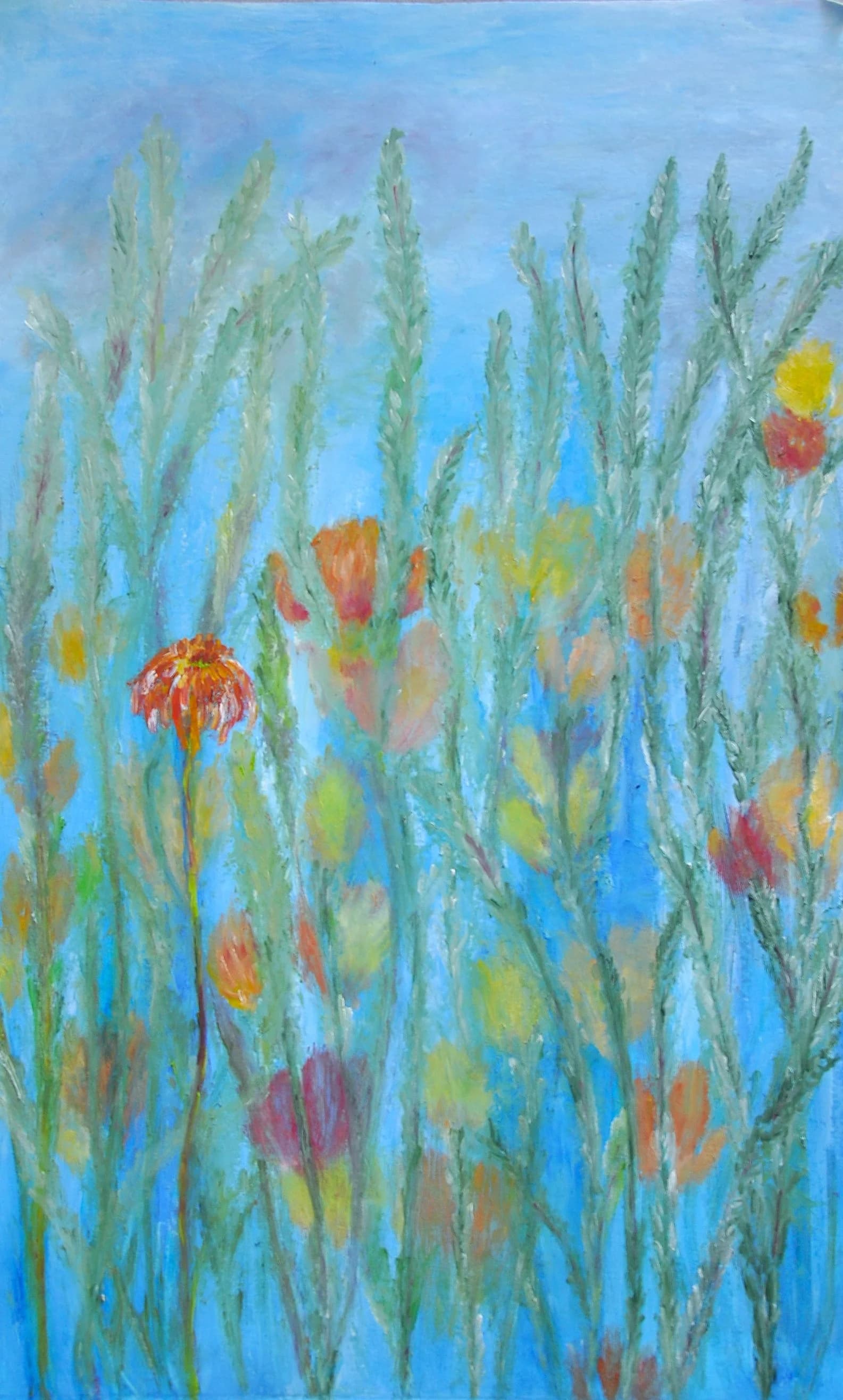 Wildflowers in Blue