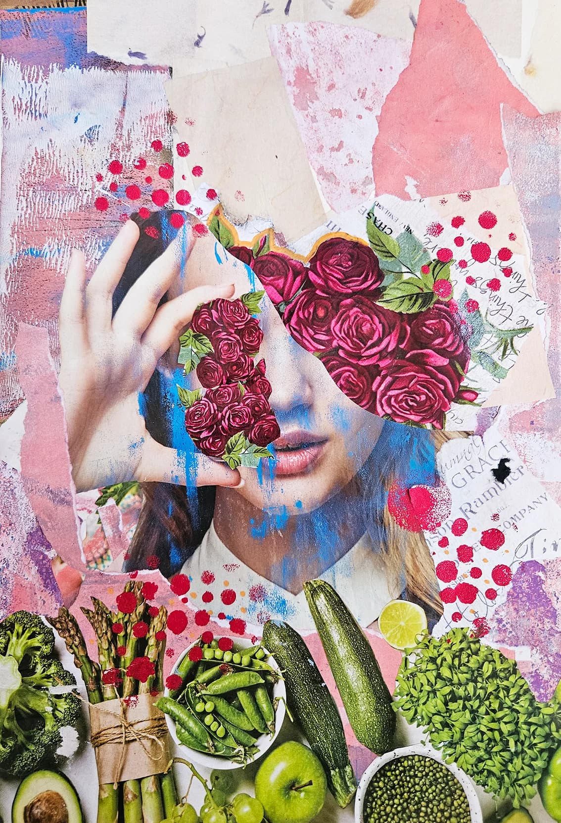 A Gaze Through Roses