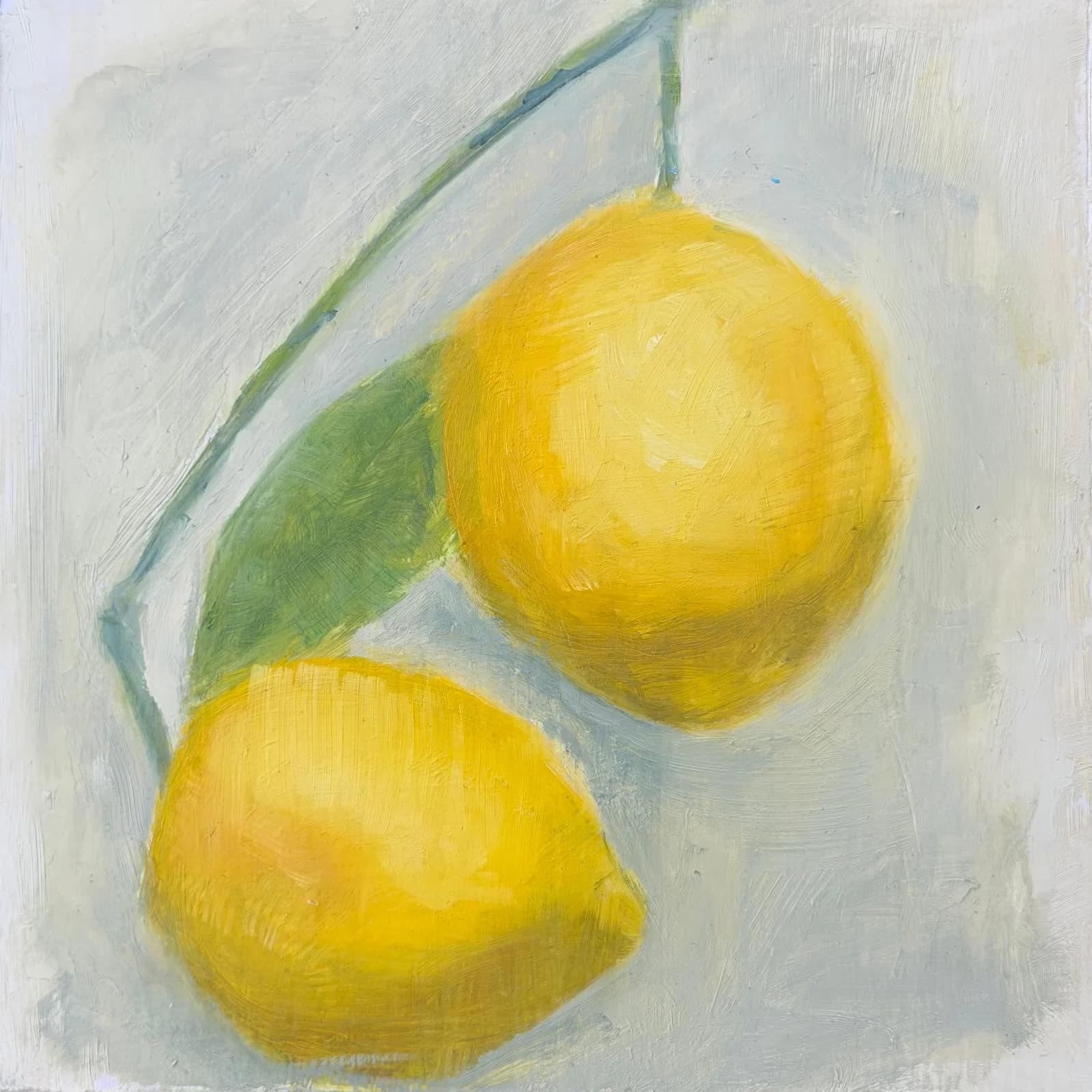 Two Lemons in Soft Light