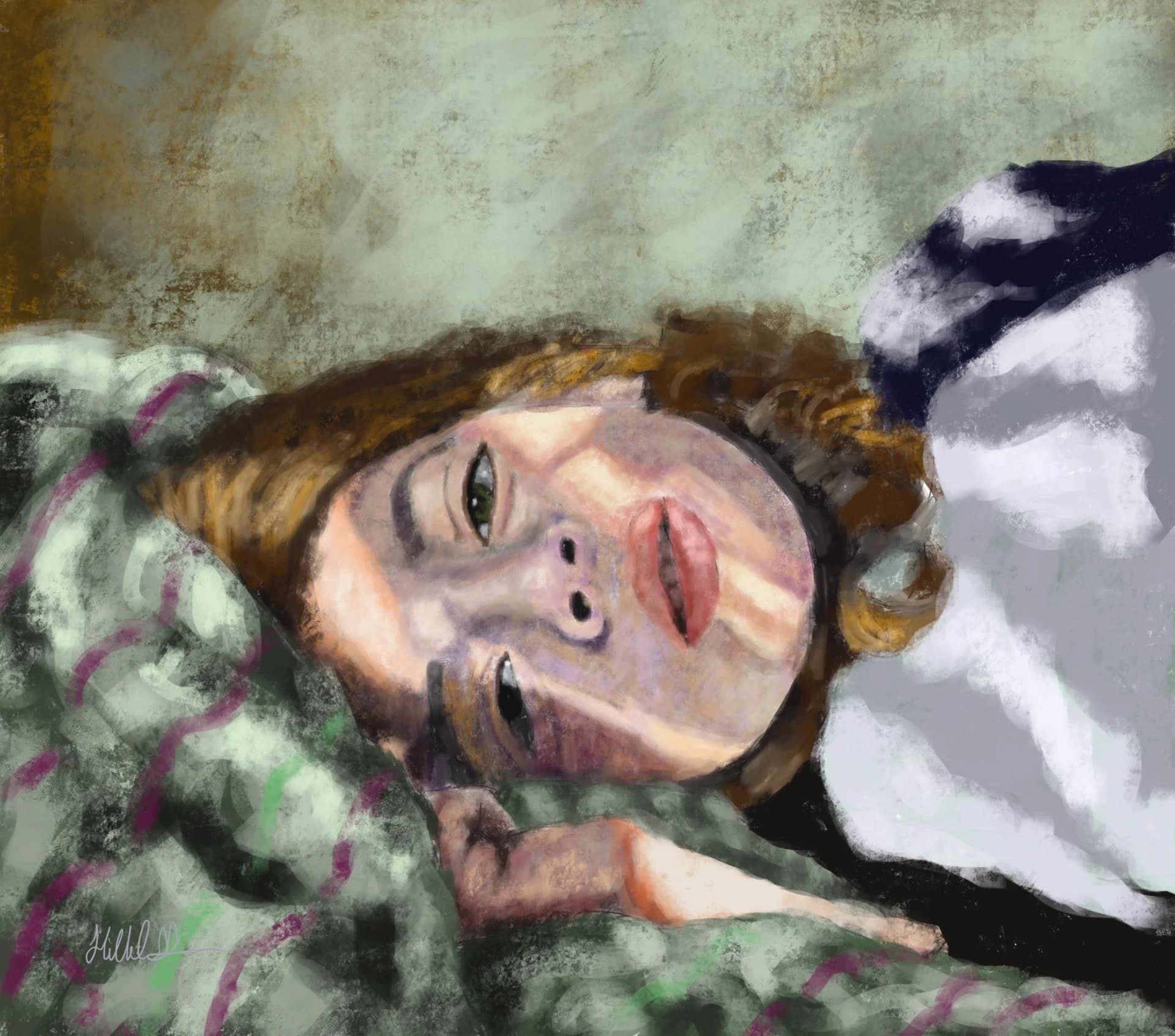 Reclining Gaze