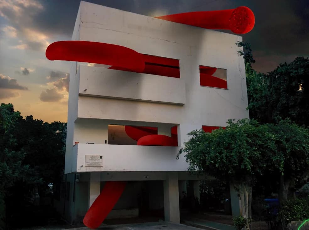 Red Through Walls