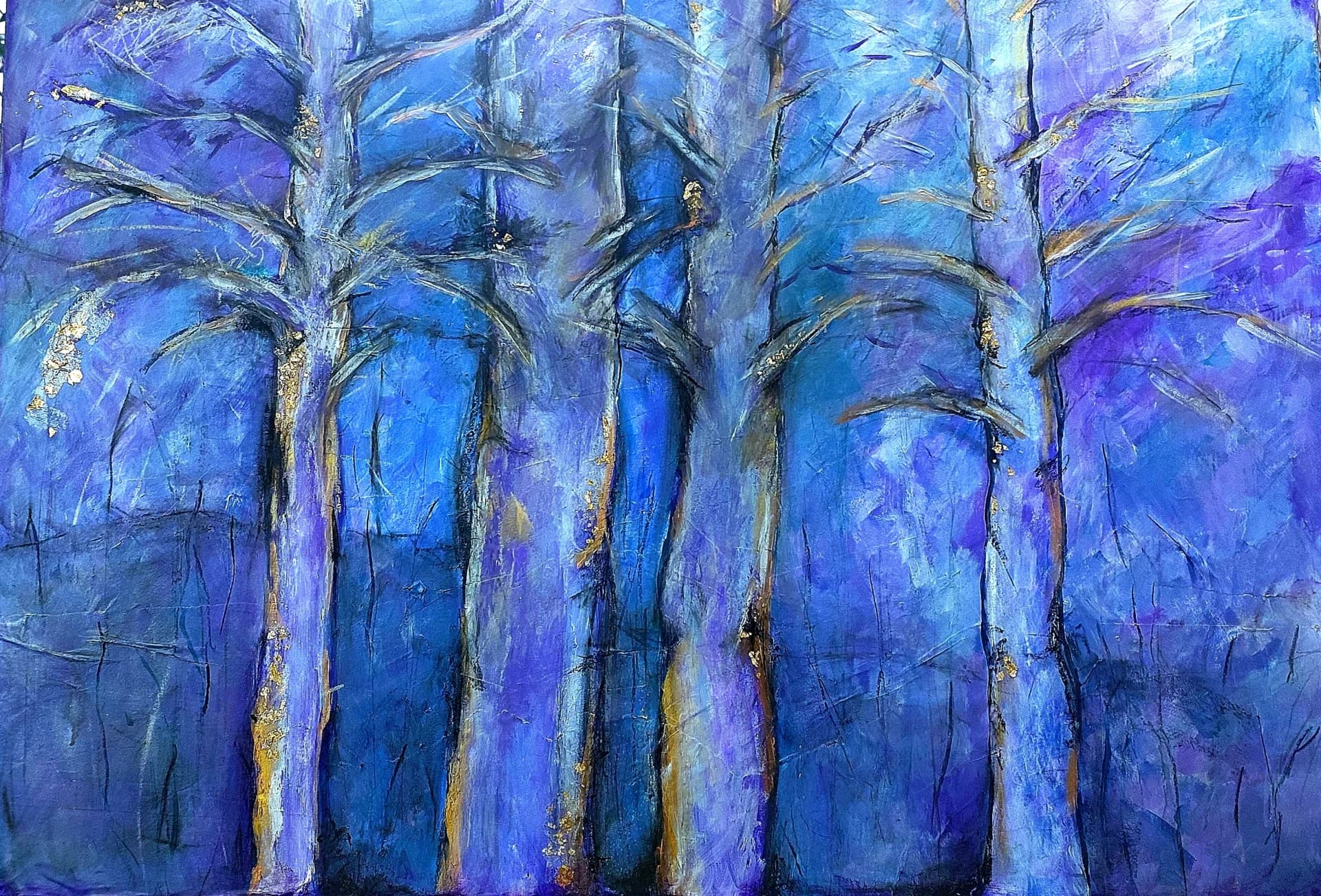 Blue Grove at Night